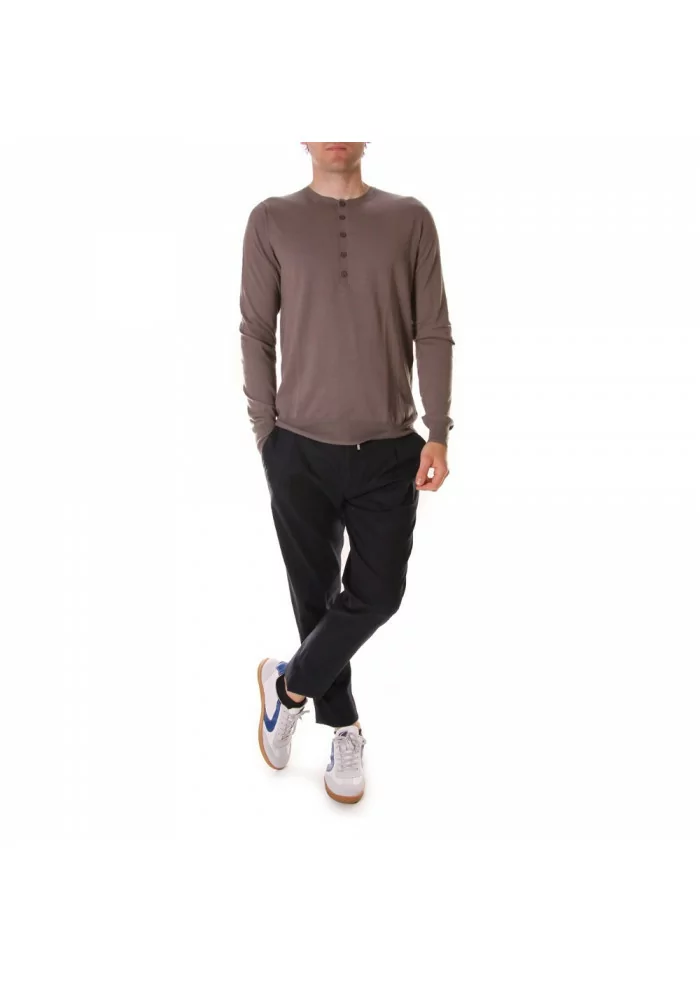 MEN'S CLOTHING KNITWEAR GREY HOSIO