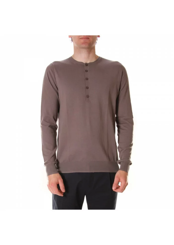 MEN'S CLOTHING KNITWEAR GREY HOSIO