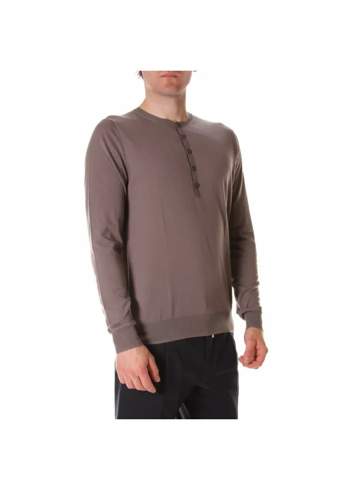 MEN'S CLOTHING KNITWEAR GREY HOSIO