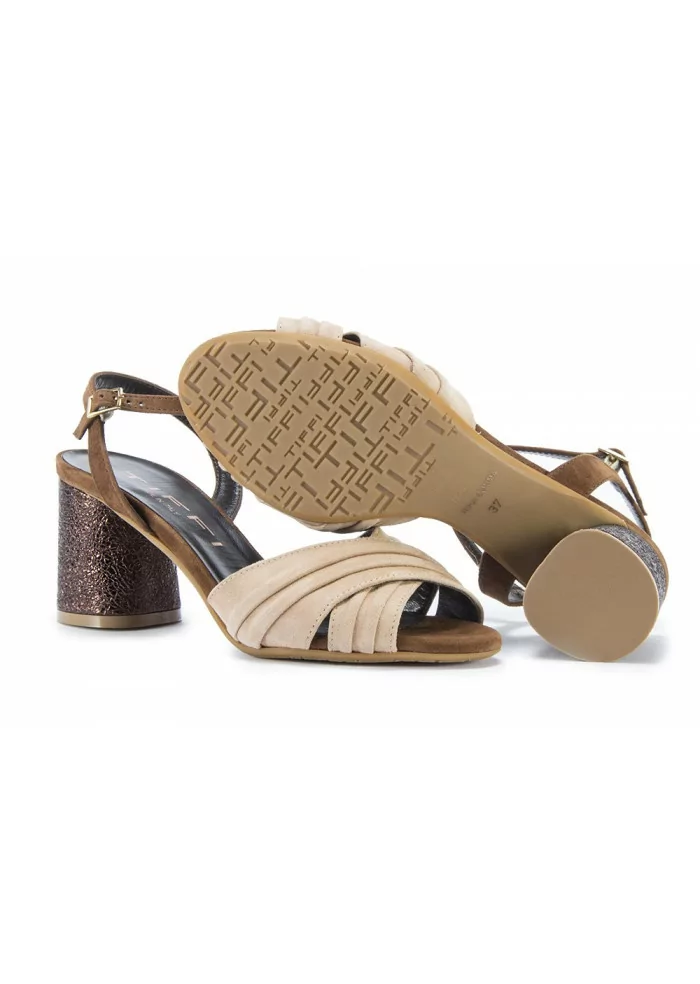 DAMENSCHUHE SANDALEN BEIGE TIFFI