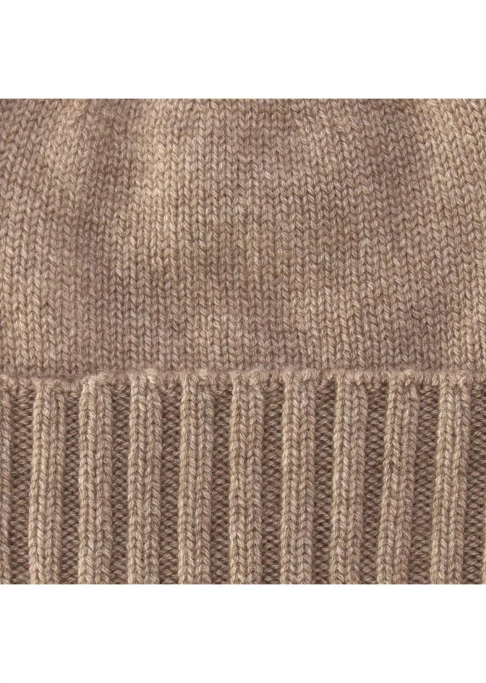 berretto riviera cashmere marrone