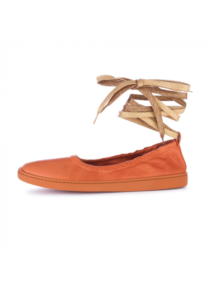 damen ballerinas orange