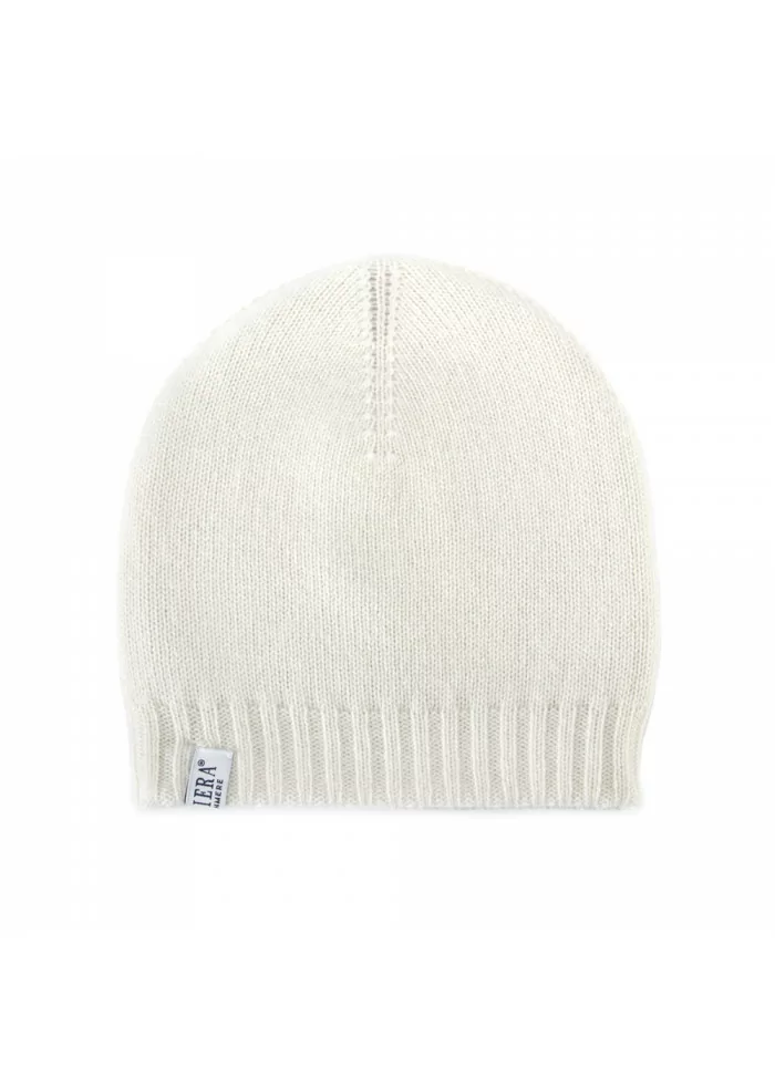 cappello donna riviera cashmere doubleface beige bianco