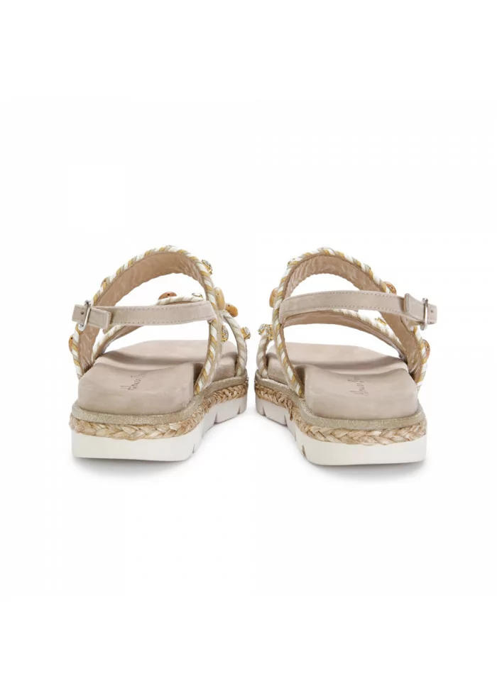 damensandalen alma en pena beige wildleder