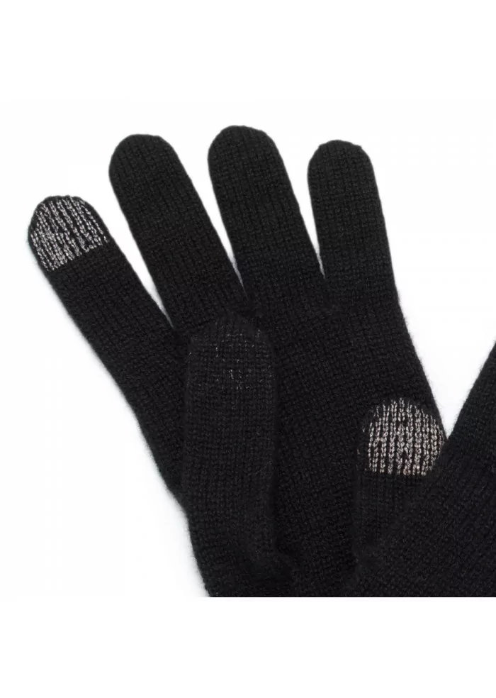 womens gloves riviera cashmere touch black