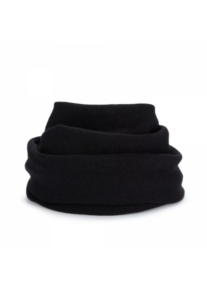 unisex scarf riviera cashmere smooth black