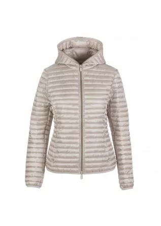 damen daunenjacke save the duck iris alexa beige