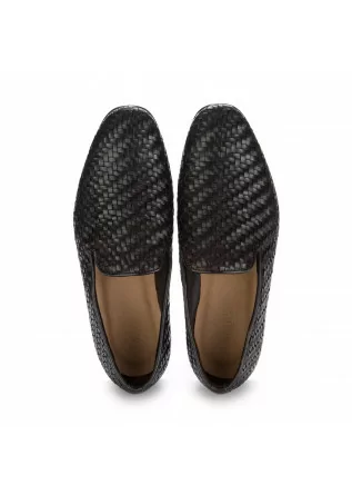 PAWELK'S | LOAFERS WOVEN LEATHER DARK BROWN