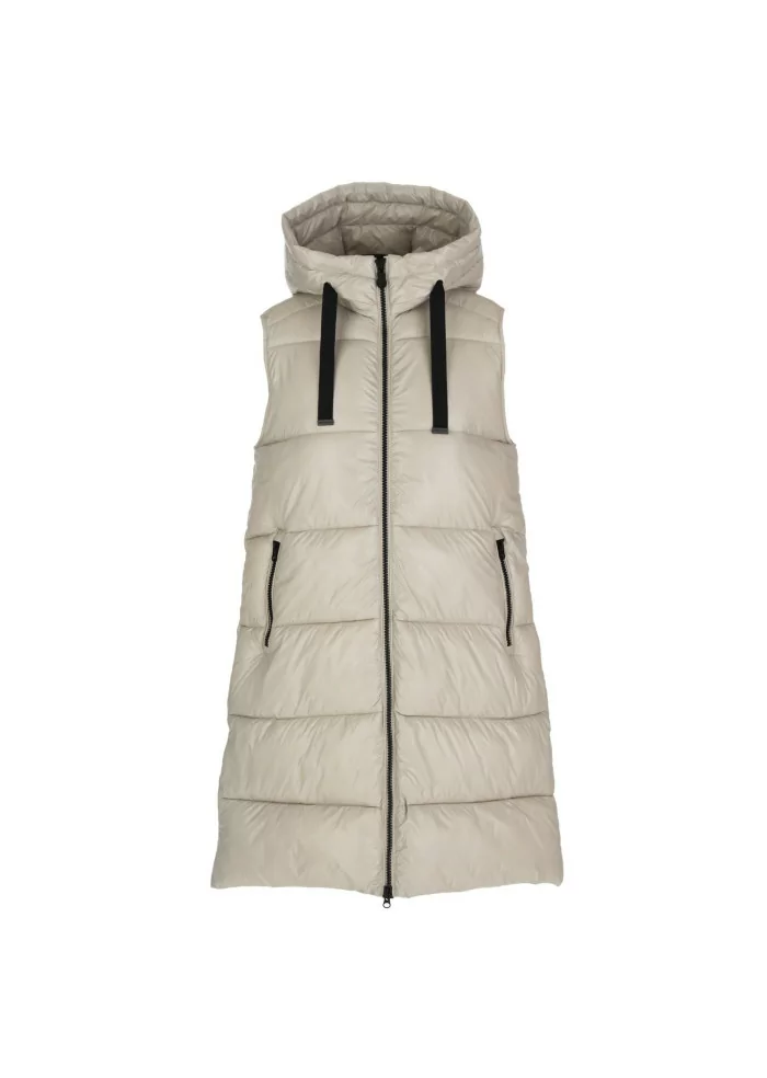 womens down vest save the duck iria beige