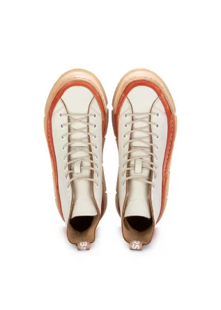 BNG REAL SHOES | SNEAKERS LA DINAMICA CREAM WHITE ORANGE