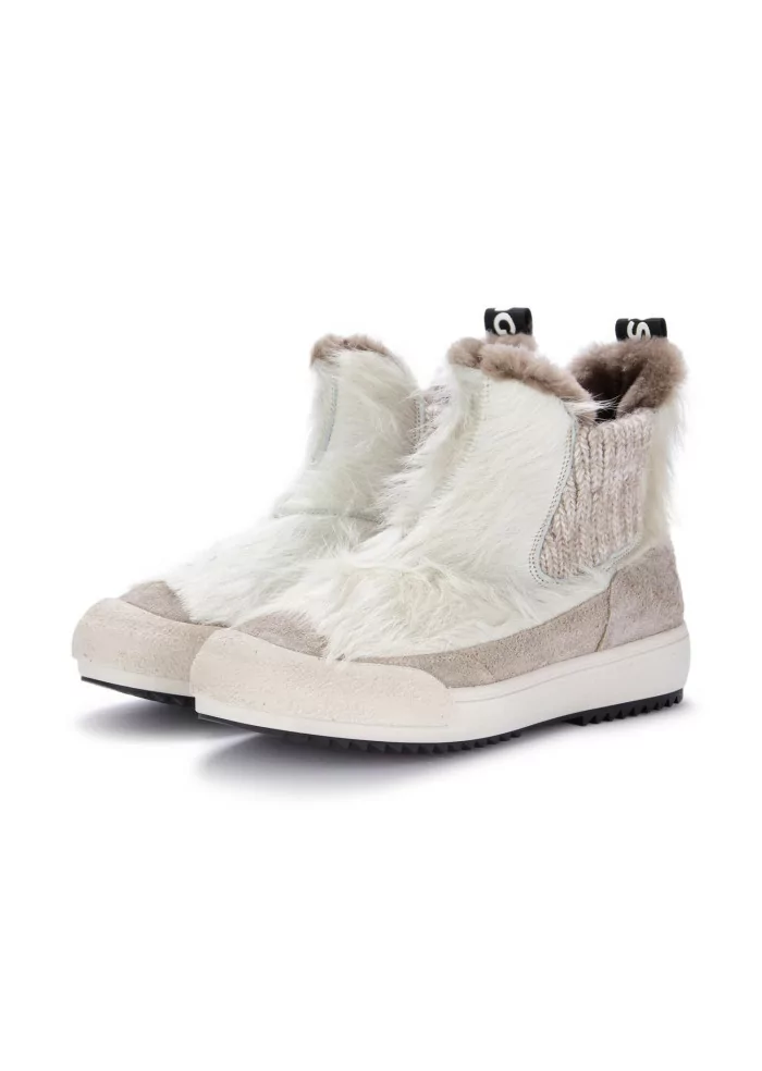 BNG REAL SHOES | CHELSEA LA YETI BEATLES BIANCO TAUPE