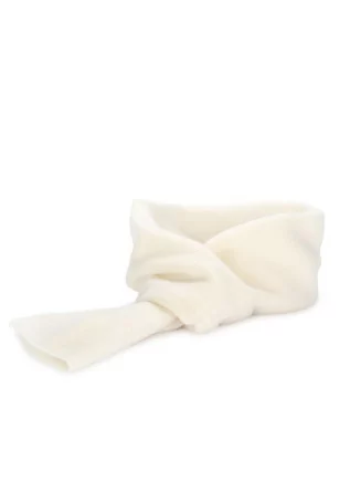 collar scarf riviera cashmere cream white