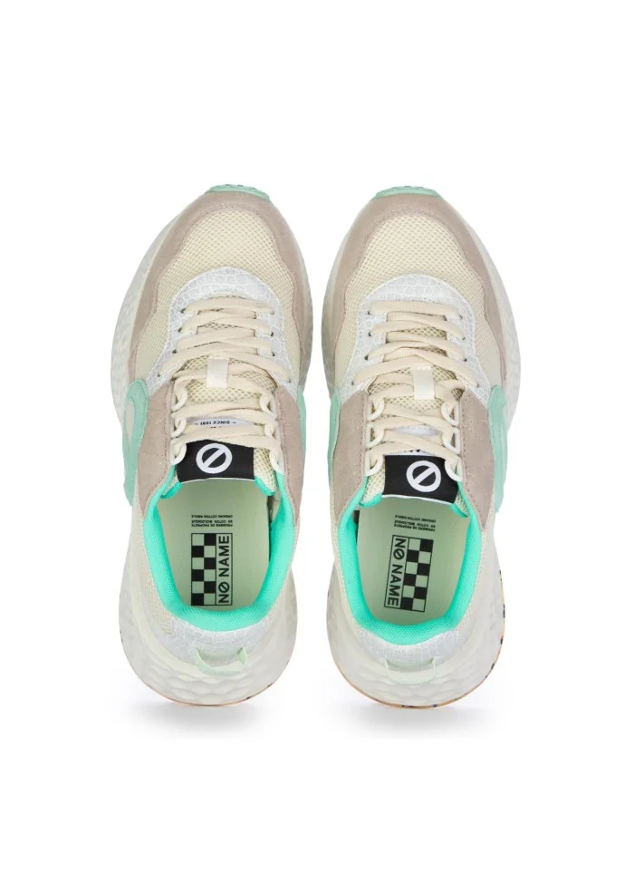 sneakers donna no name carter jogger beige verde