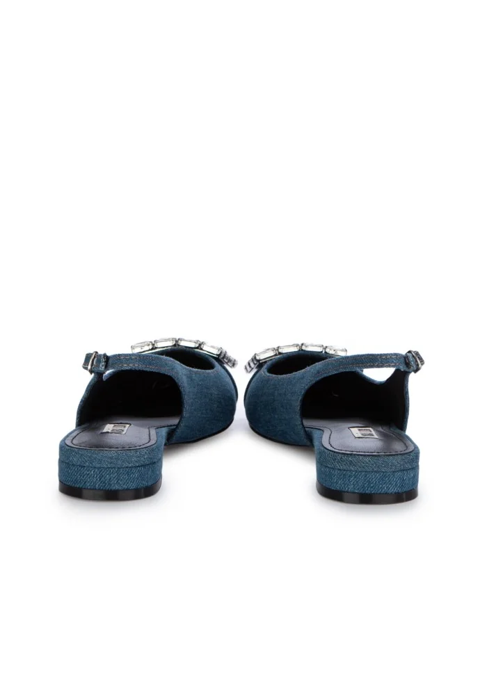 slingback donna bibi lou brillanti blu jeans