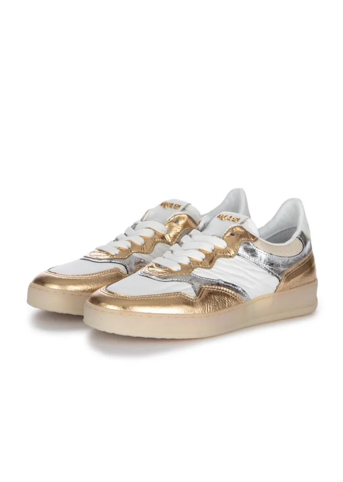 damen sneaker mjus grazia gold silber weiss