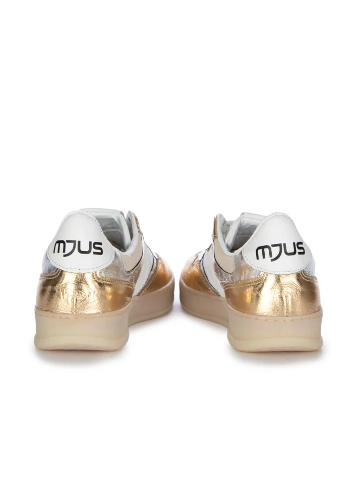 damen sneaker mjus grazia gold silber weiss