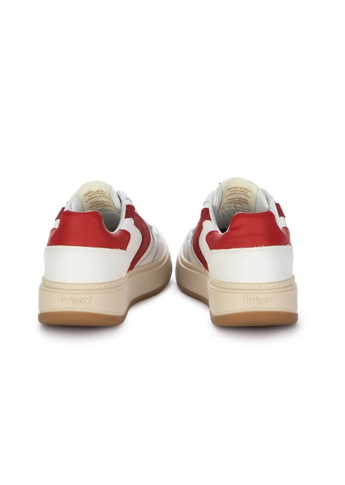 sneakers uomo valsport hype classic nappa bianco rosso