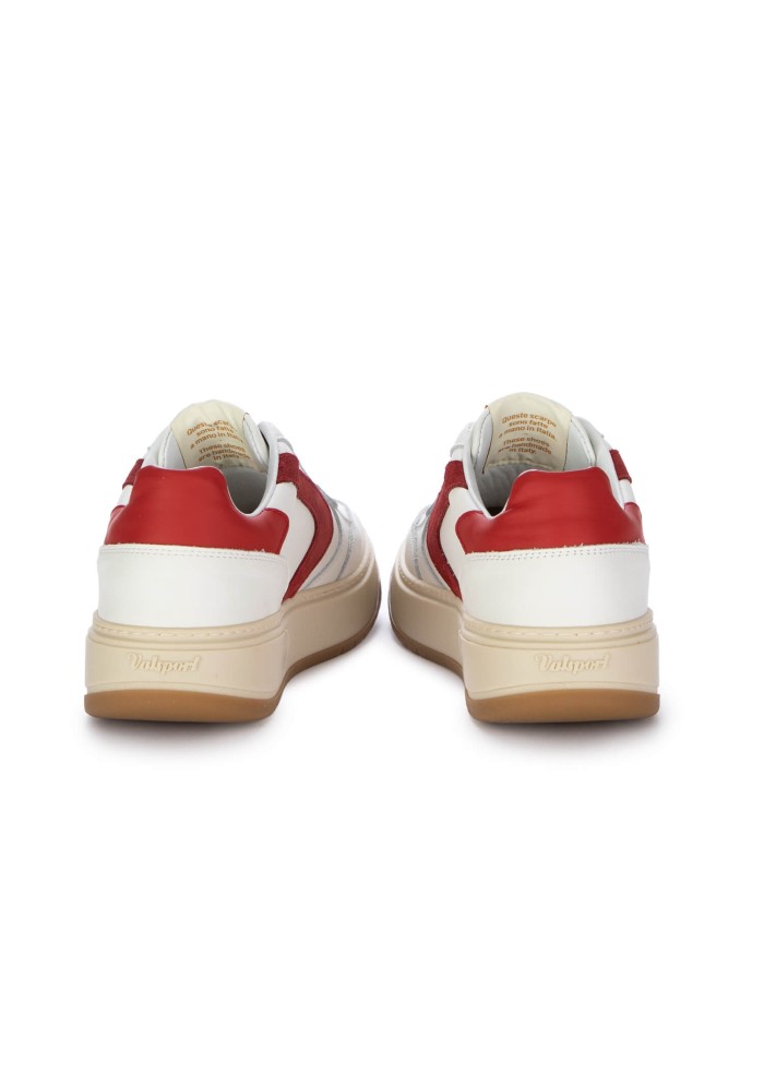 mens sneakers valsport hype classic nappa white red