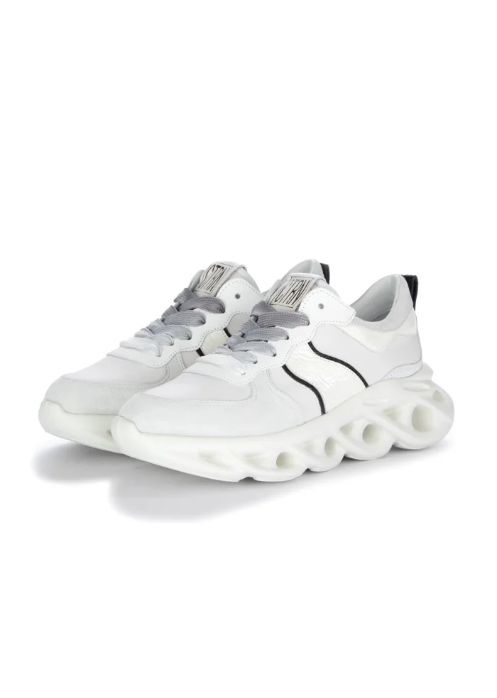 CATERINA C | SNEAKERS PELLE CAMOSCIO BIANCO