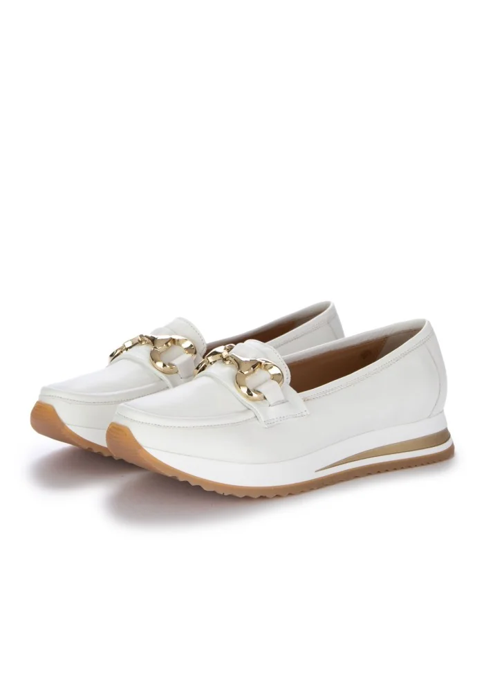 damen loafer roma nappa weiss