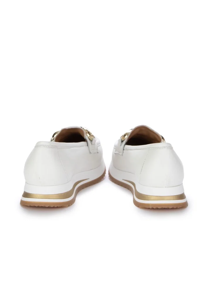 womens loafers roma nappa white