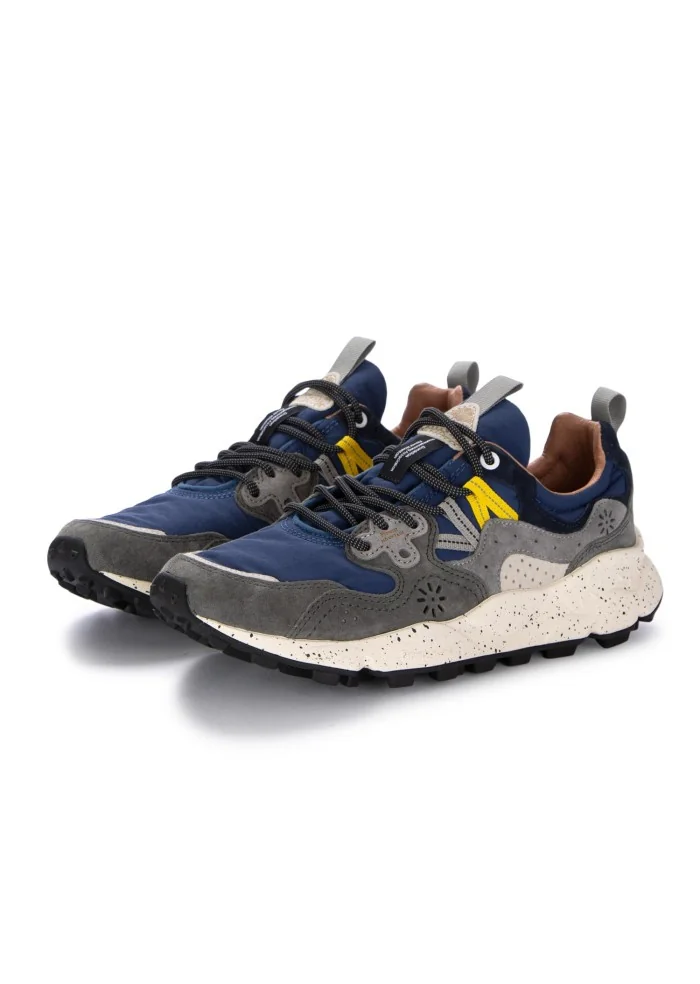 herren sneaker flower mountain yamano 3 grau blau