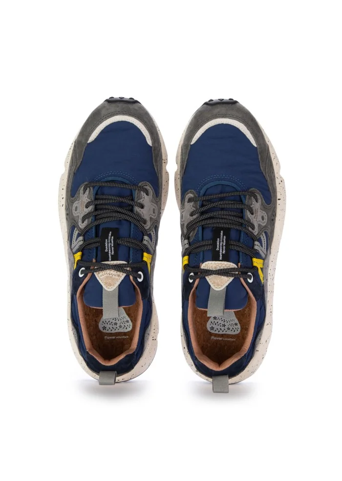 herren sneaker flower mountain yamano 3 grau blau