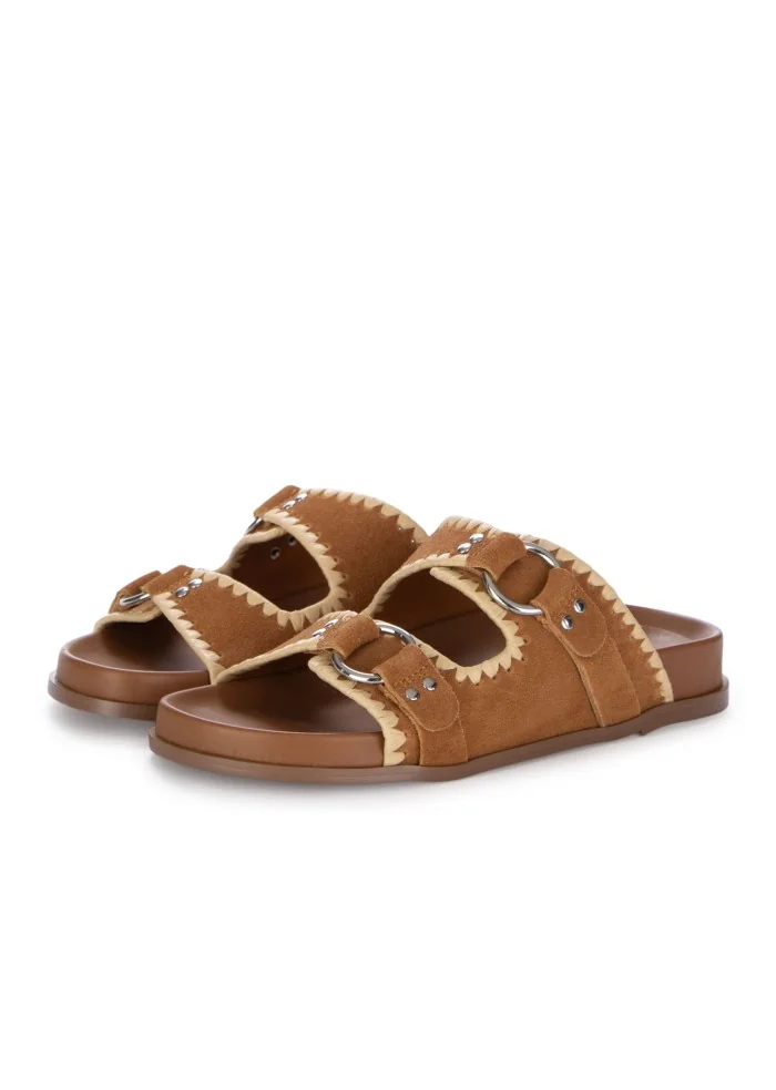 womens sandals bibi lou suede brown