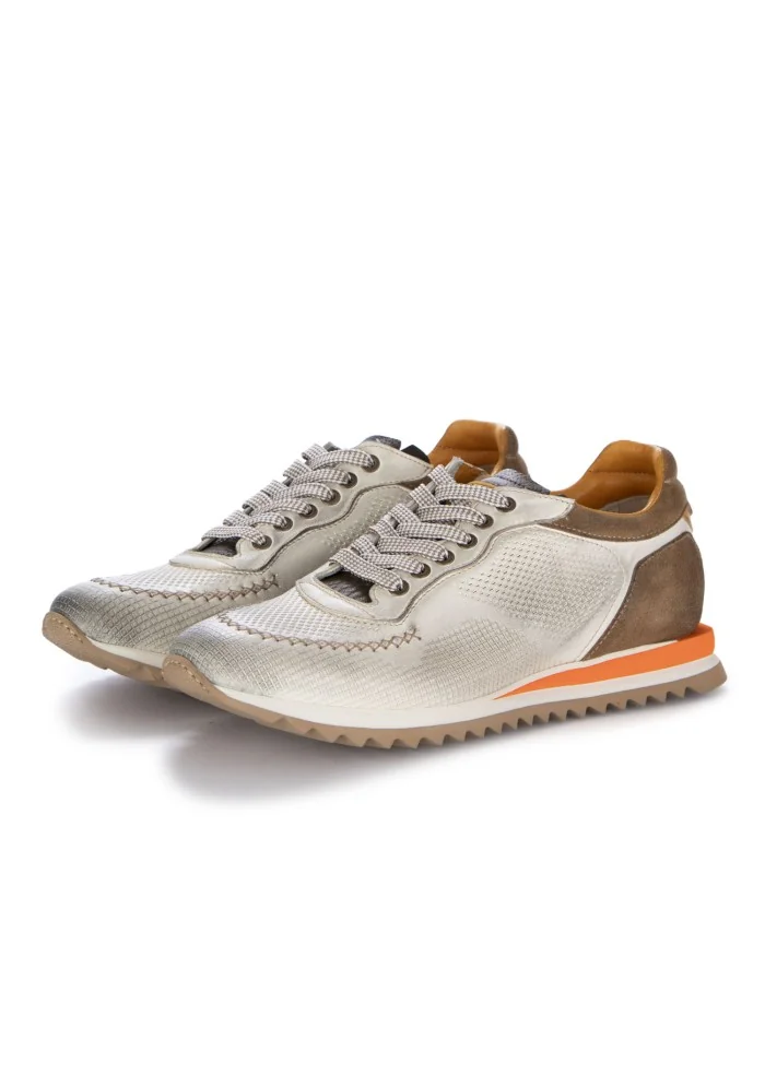 mens lace up shoes lorenzi safari white