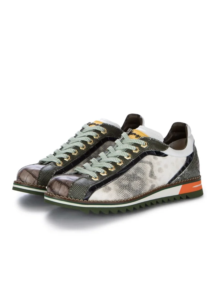 LORENZI | SCARPE ALLACCIATE MESSICO MULTICOLOR