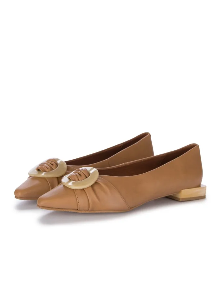 ballet flats angel alarcon nacora brown