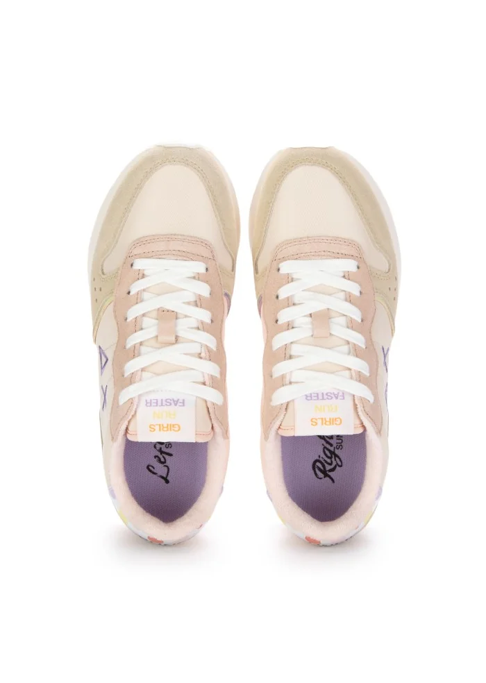 damen sneaker sun68 ally candy cane beige rosa