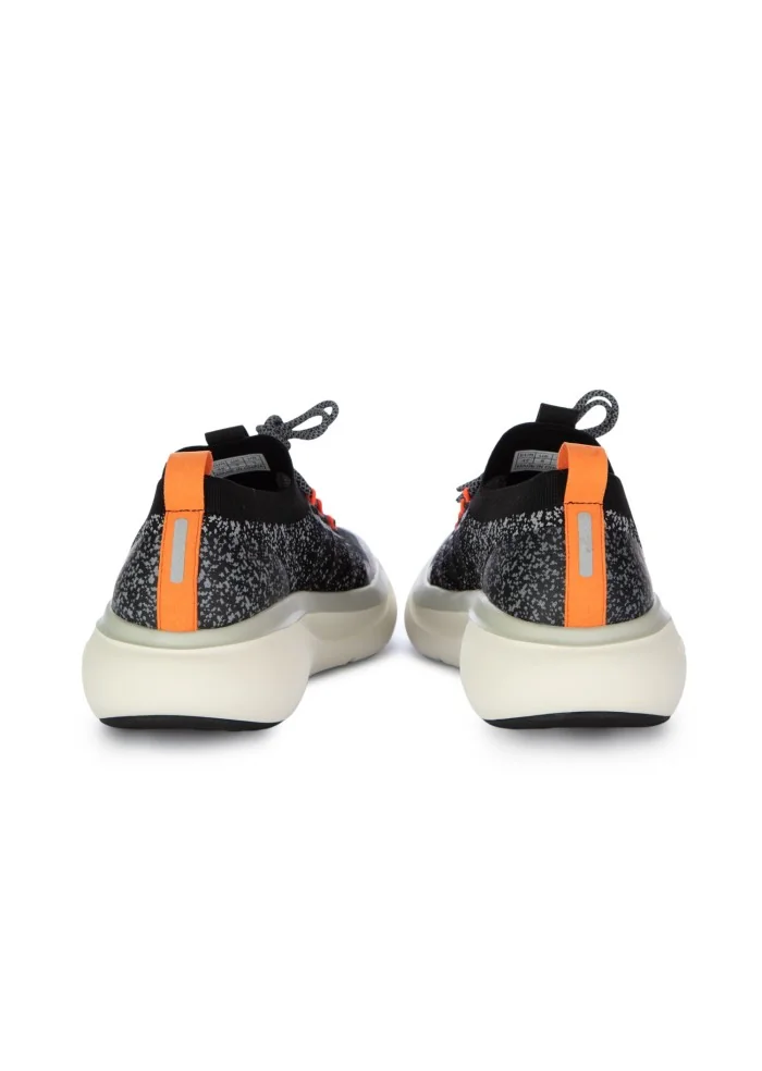 herren sneaker sun68 jupiter knit schwarz orange