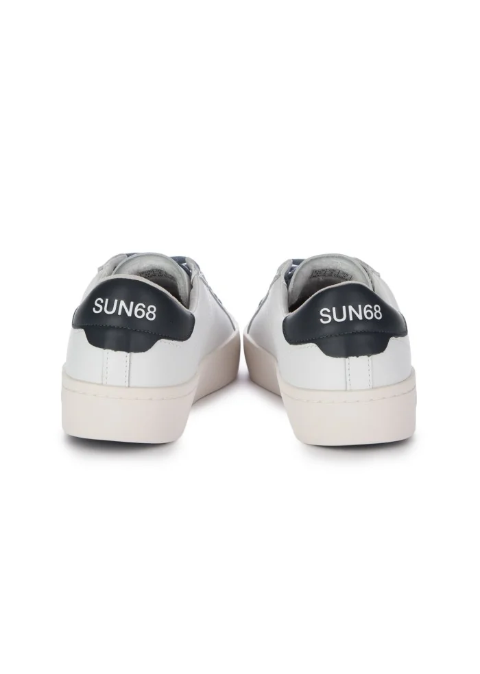 sneakers uomo sun68 street leather bianco