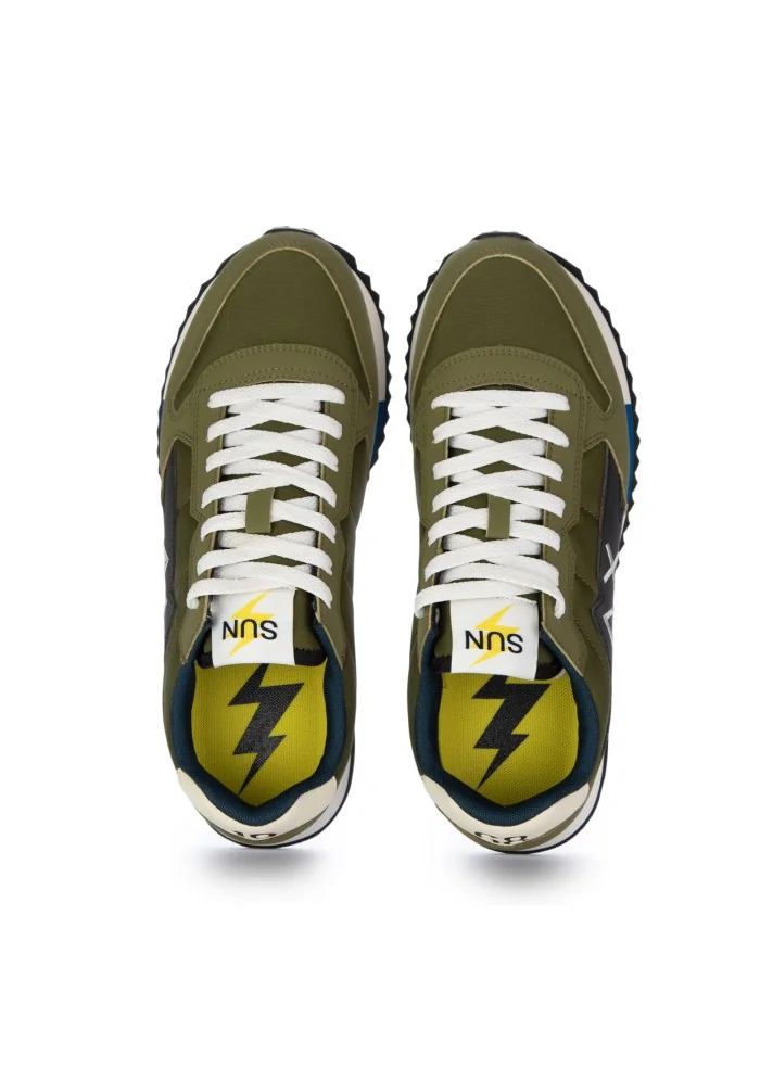 sneakers uomo sun68 niki solid verde