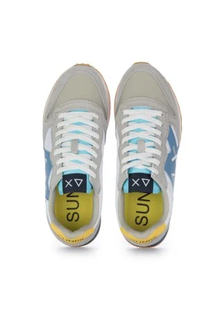 SUN68 | SNEAKERS JAKI BICOLOR GREY LIGHT BLUE