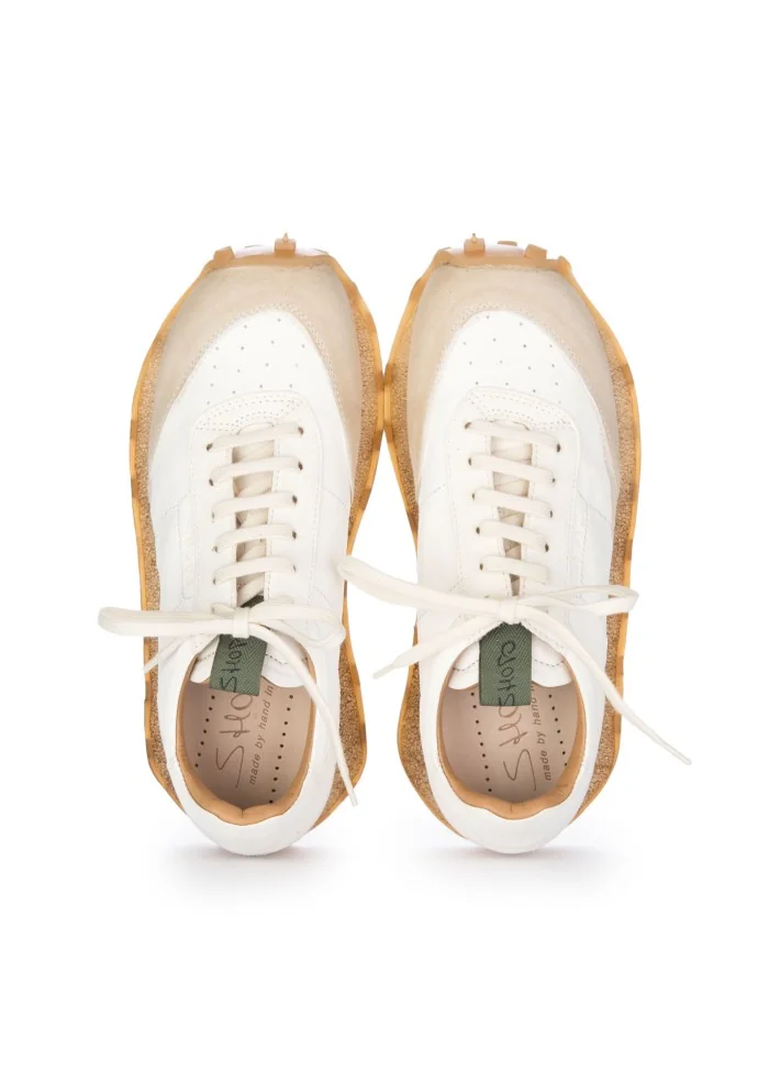 damen sneaker shoto melody vel cloud sand weiss