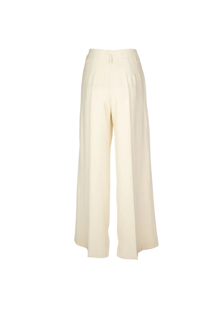 pantaloni donna kartika palazzo crema