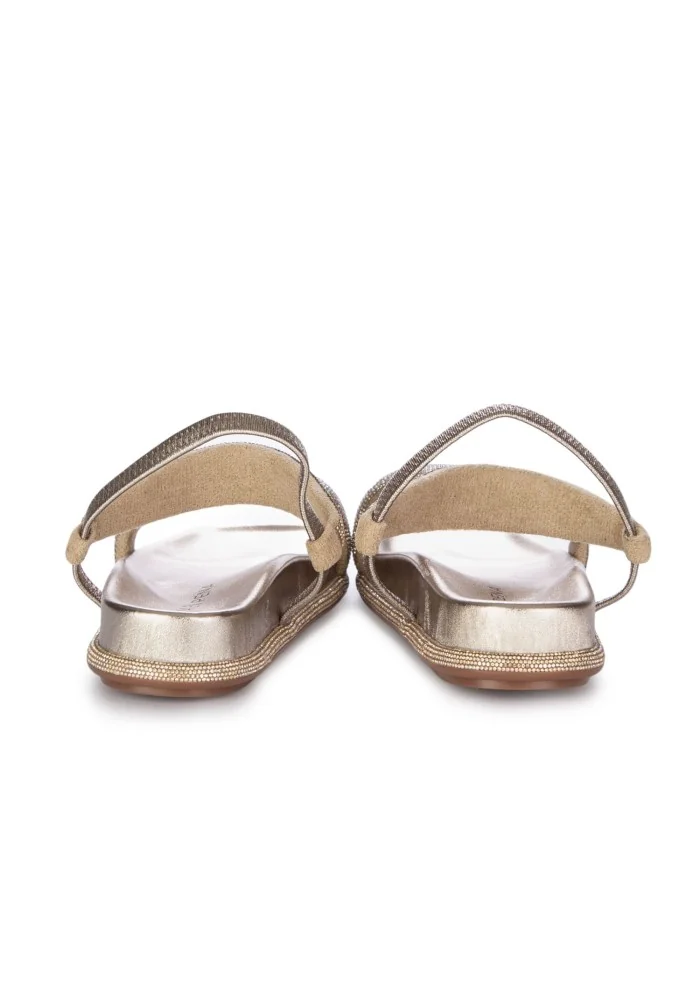 womens sandals alma en pena diva metallic