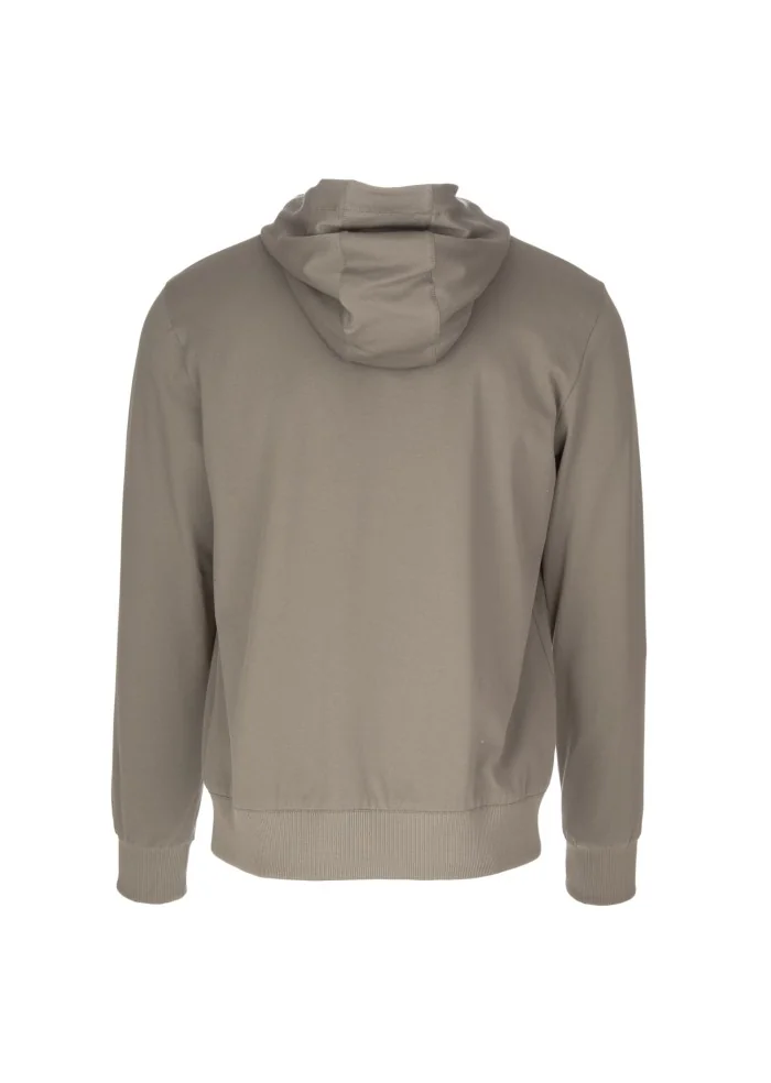 mens jacket sweatshirt circolo 1901 piquet taupe grey