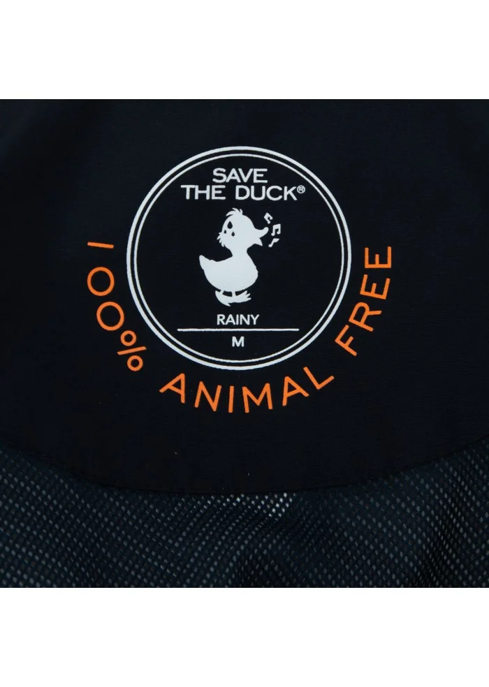 impermeabile uomo save the duck grin18 jari blu scuro