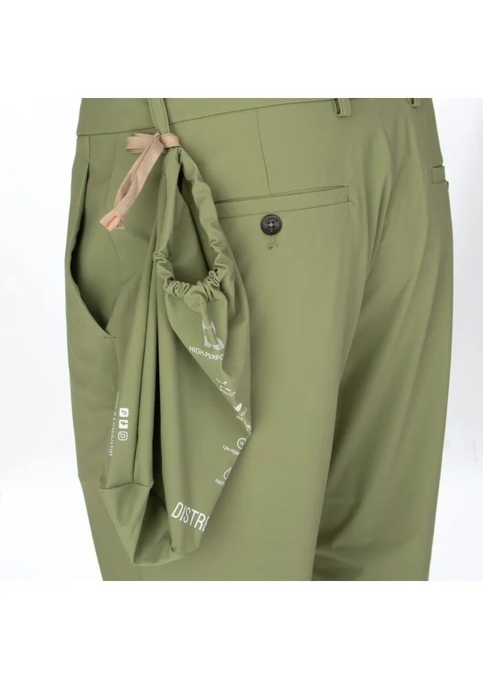 pantaloni uomo distrett 12 active verde salvia