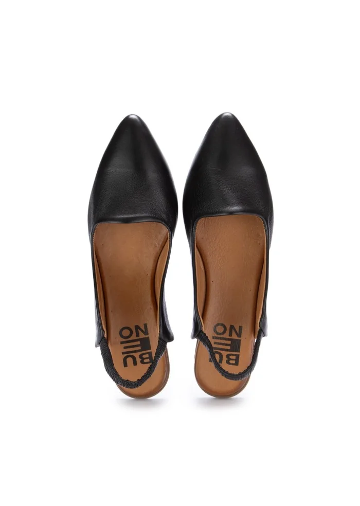 womens slingback bueno tapered tip black