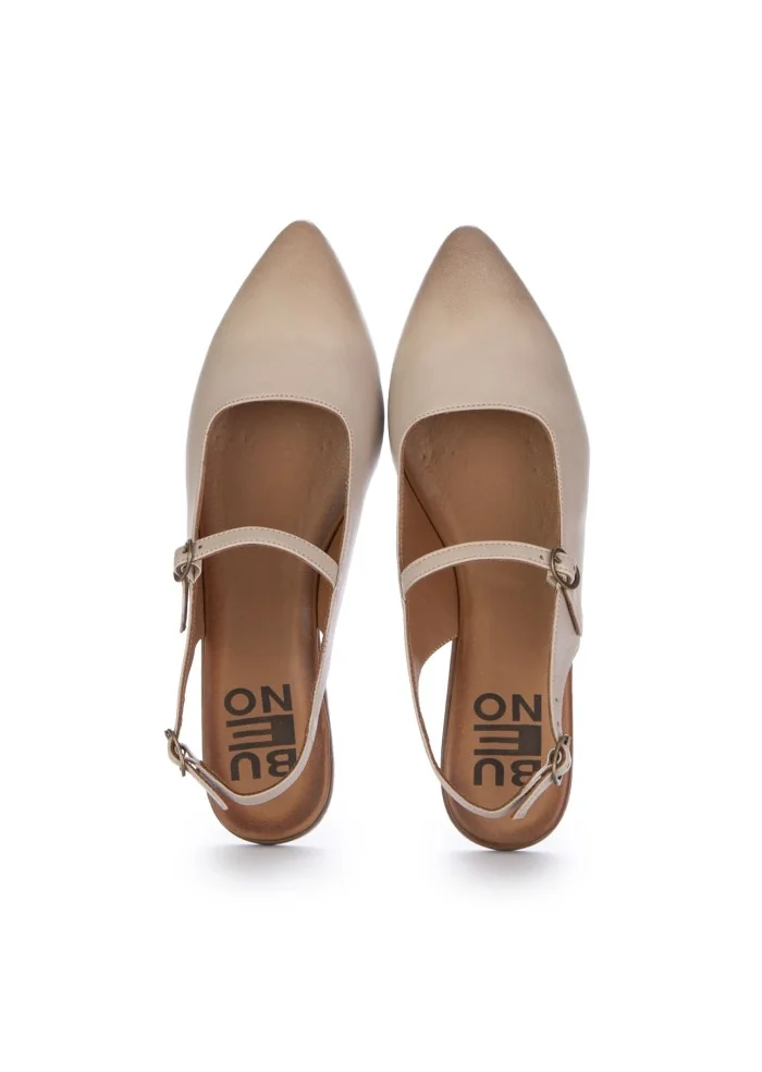 slingback donna bueno laccetto beige