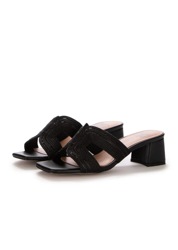 damen sandalen mit absatz bibi lou chic schwarz