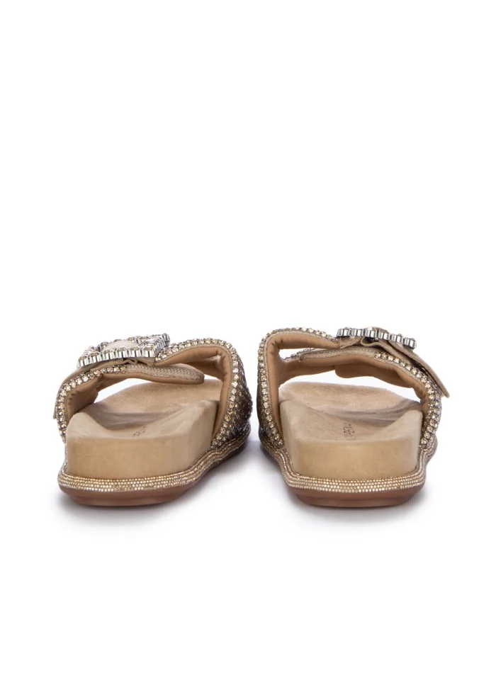 sandali donna alma en pena suede strass beige