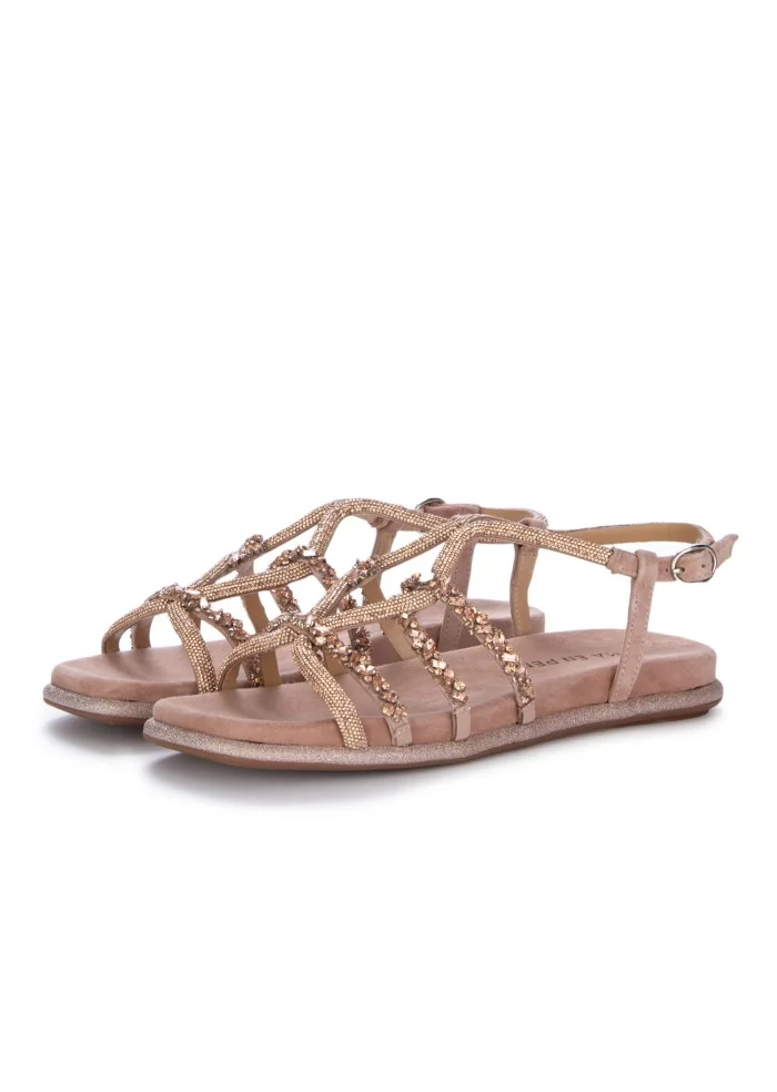 damen sandalen alma en pena suede geflochten altrosa