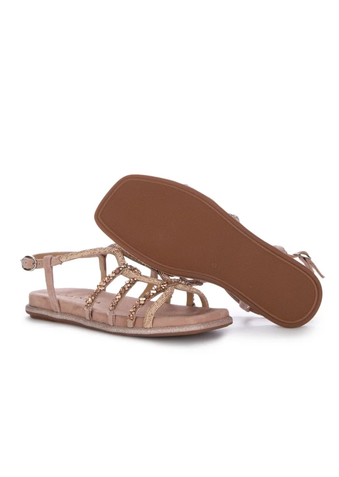 damen sandalen alma en pena suede geflochten altrosa