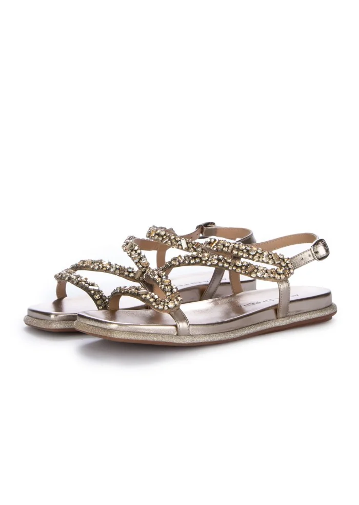 womens sandals alma en pena diva bright metallic