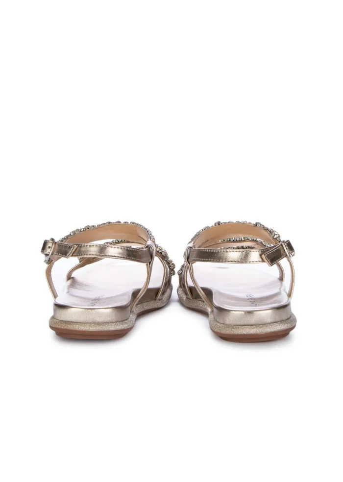 womens sandals alma en pena diva bright metallic